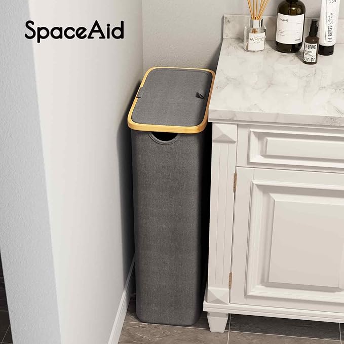 SpaceAid Slim Laundry Hamper - Image 6