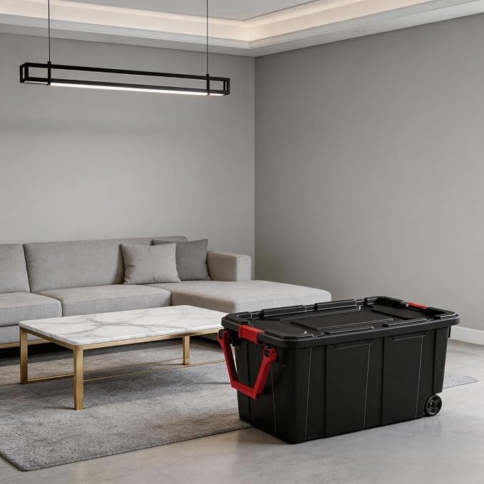 40-gallon wheeled plastic storage boxes - Image 4