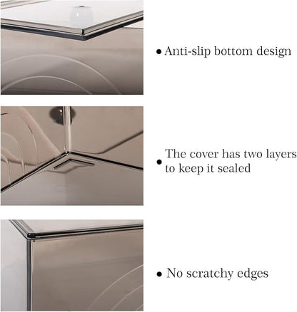 zoocatia Laundry Dryer Sheet Holder Clear Detergent Pods Container Dryer Balls - Image 8