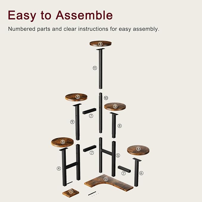 Yzosvki Corner Plant Stand Indoor - Image 9
