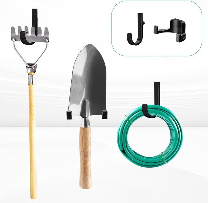 20 Pcs Storage Shed Tool Hooks Tool Hanger Compatible - Image 5