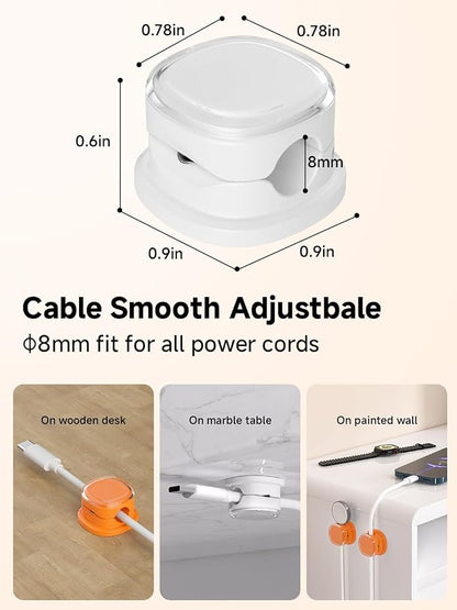 Magnetic Cable Clips, Adjustable Cord Holder Management, Adhesive Wire Keeper - Image 3