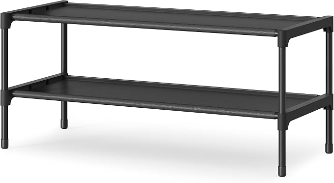 SONGMICS Shoe Rack, Space-Saving, Metal Frame | Space-Saving Shoe Storage by Unknown