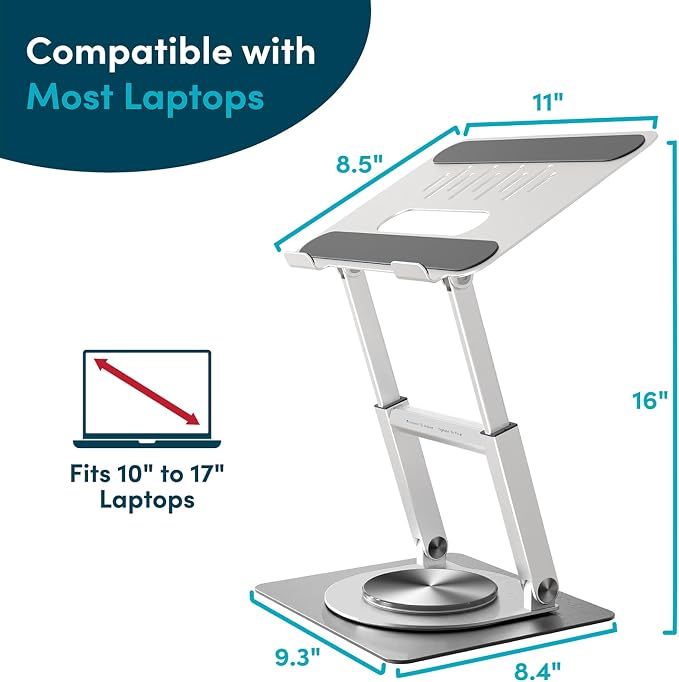 Lifelong 360 Rotating Ergonomic Laptop Stand - Image 5