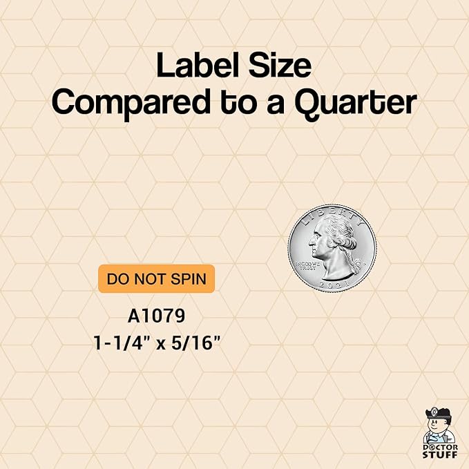 Doctor Stuff Do Not Spin Labels - Image 3