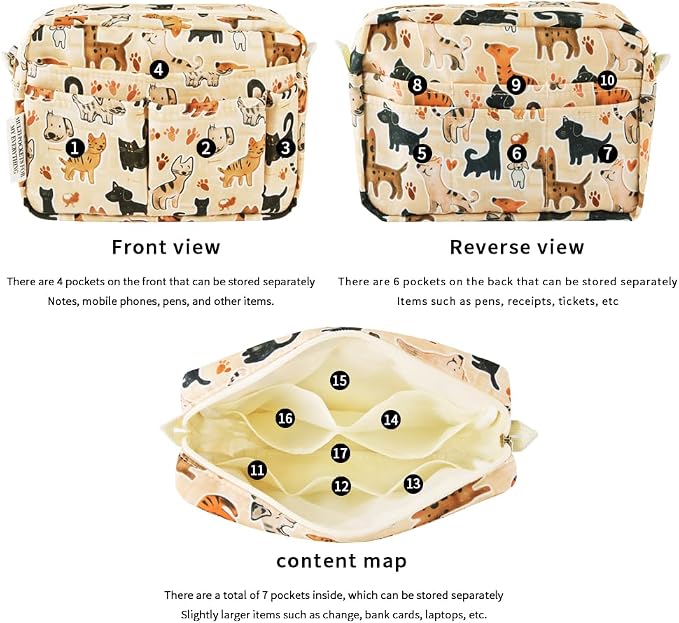 E-WEICHEN Multiple Pockets Portfolio Organizer - Image 4
