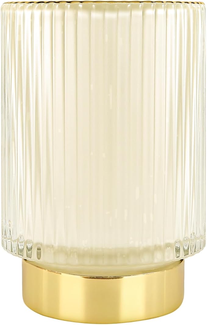 DASITON Makeup Brush holder Organizer, Crystal Cosmetic Makeup Brush Glass by DASITON