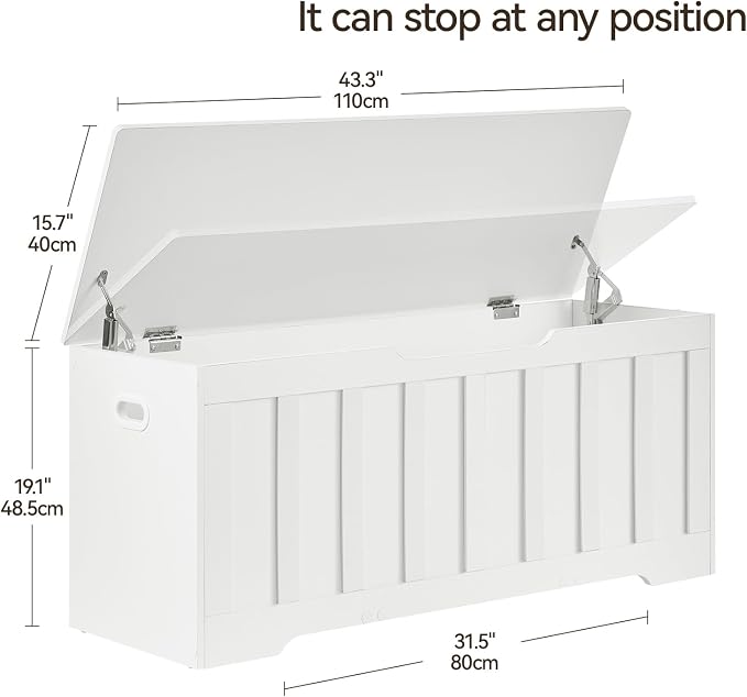 VANKILEY 43.3" Storage Chest Extra Large, Storage Trunk - Image 2