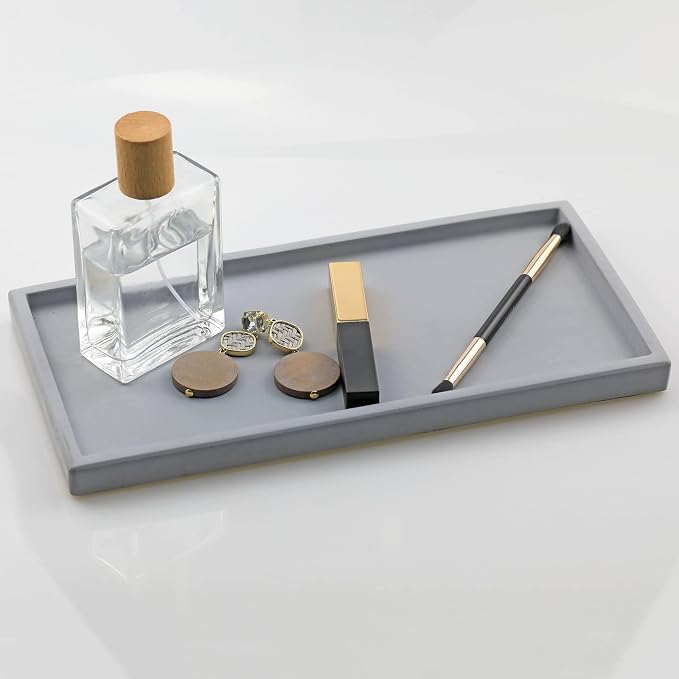 FREELOVE Concrete Countertop and Vanity Tray – Small Soap Dispenser Bottles - Image 6