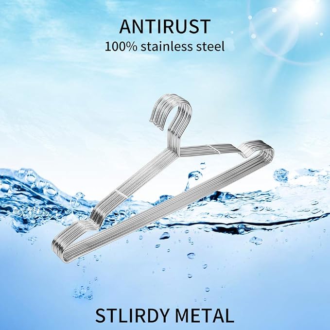 Metal Hangers Clothing Heavy Duty - Image 7