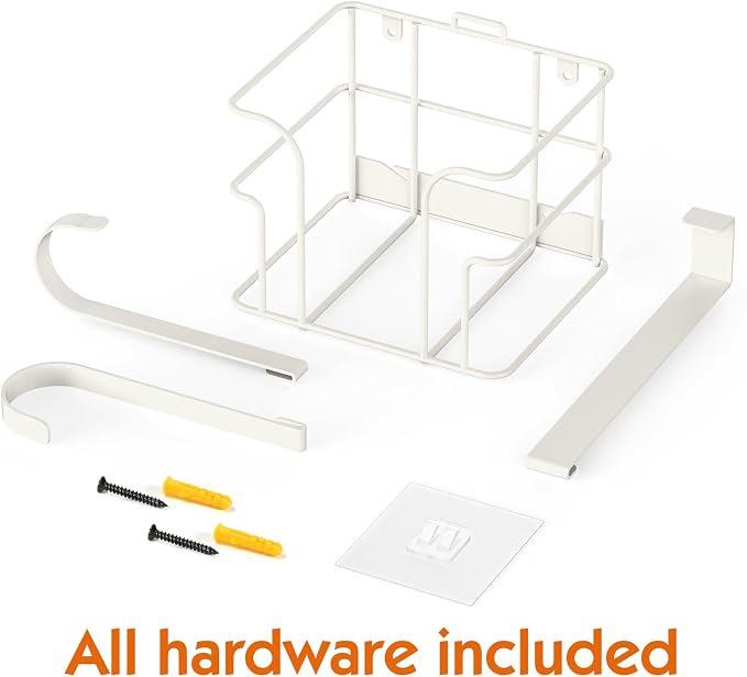 ORLESS Over The Door/Wall Mount Ironing Board Hanger, Laundry Room Iron and - Image 7