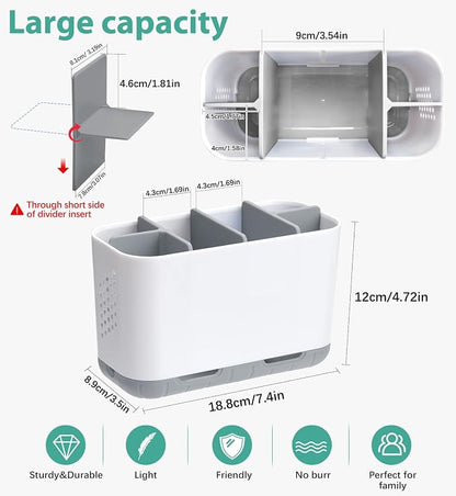 Boperzi Toothbrush and Toothpaste Holder Drainage - Image 5