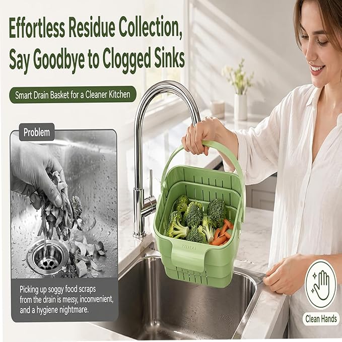 Foldable Hanging Sink Drain Basket - Image 4