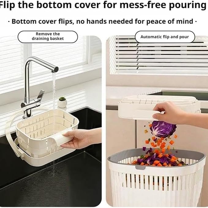 Foldable Hanging Sink Drain, No-Drill Hanging Drain Rack - Image 4