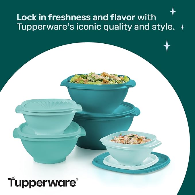 Tupperware Heritage Collection, New 10 Piece Food Storage Container Set in - Image 5