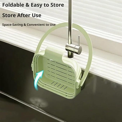 Foldable Hanging Sink Drain, No-Drill Hanging Drain Rack - Image 7