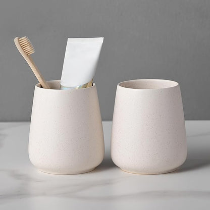 Beige Toothbrush Holder for Bathroom - Image 7