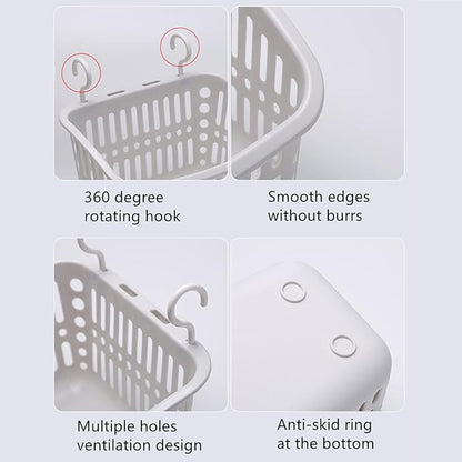 3PCS Plastic Hanging Baskets for Shower, Organizer - Image 5