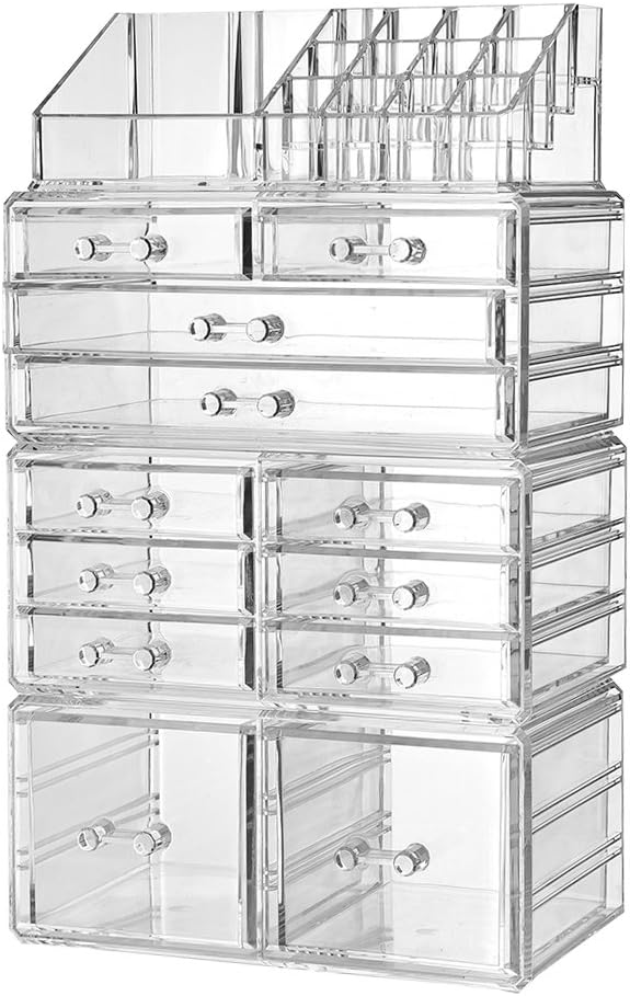 ZHIAI Makeup Organizer Dresser Cosmetic Storage - Image 4