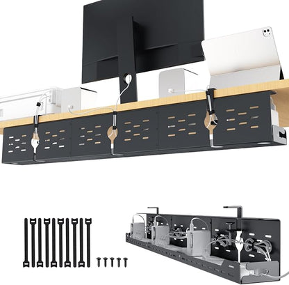 Univivi Under Desk Cable Management Tray by Univivi