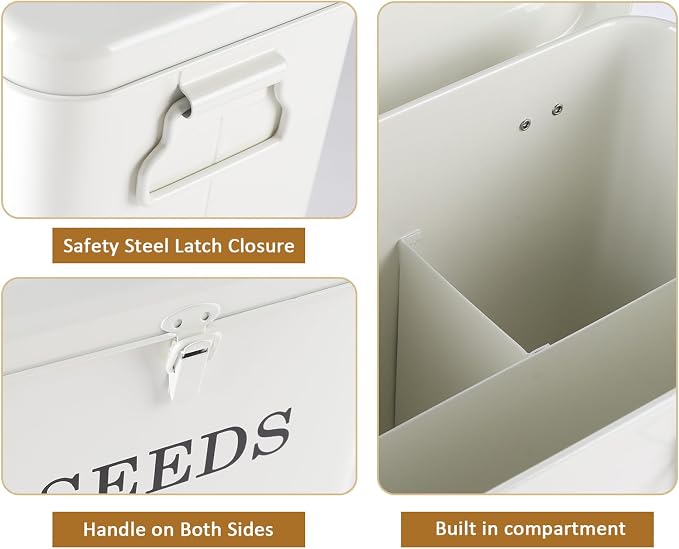 Seed Storage Organizer, T-Shape Compartment Seed Box - Image 2