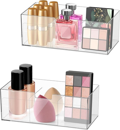 Poeland 2 Pack Makeup Organizer, Stackable Storage Organizer by Poeland