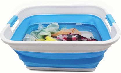 SAMMART 41L Collapsible Plastic Laundry Basket-Foldable Pop Up Storage - Image 6