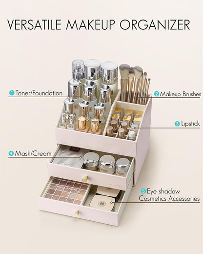 Vlando Makeup Organizer, Skincare Organizer - Image 2