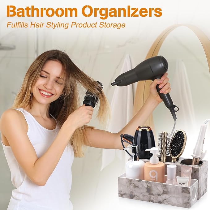 Marble Hair Tool Organizer - Image 2