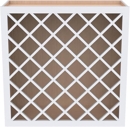 Solid Wood RTA Wine Bottle Rack Wall Cabinet - Image 4