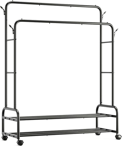 TigerParty Double Rods Clothes Rack - Image 8