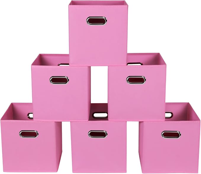 Fabric storage bins Cubes, Fabric Cube Organizer by Yunkeeper