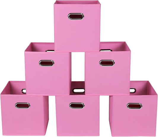 Fabric storage bins Cubes, Fabric Cube Organizer by Yunkeeper