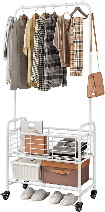 SUOERNUO Laundry Basket with Wheels Rolling Laundry Hamper Laundry Sorter Cart by SUOERNUO
