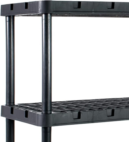 Gracious Living 4 Shelf Unit, Heavy-Duty Shelving Storage Rack - Image 8