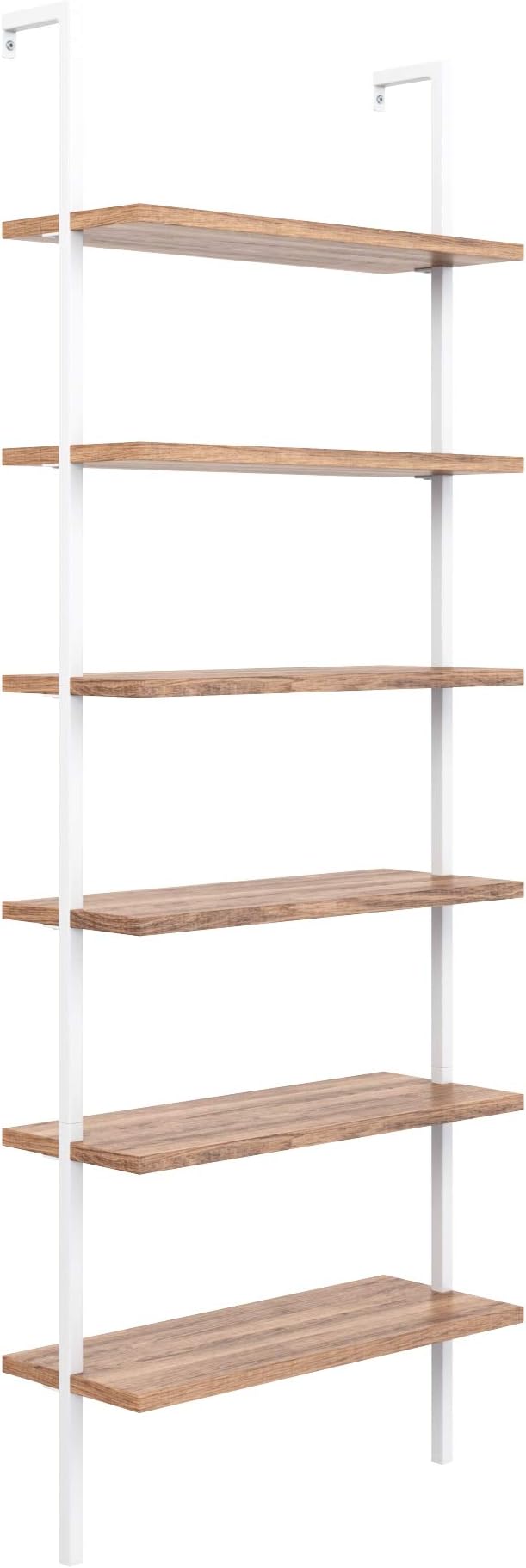 Nathan James Theo 6-Shelf Tall Bookcase, Wall Mount Bookshelf - Image 7
