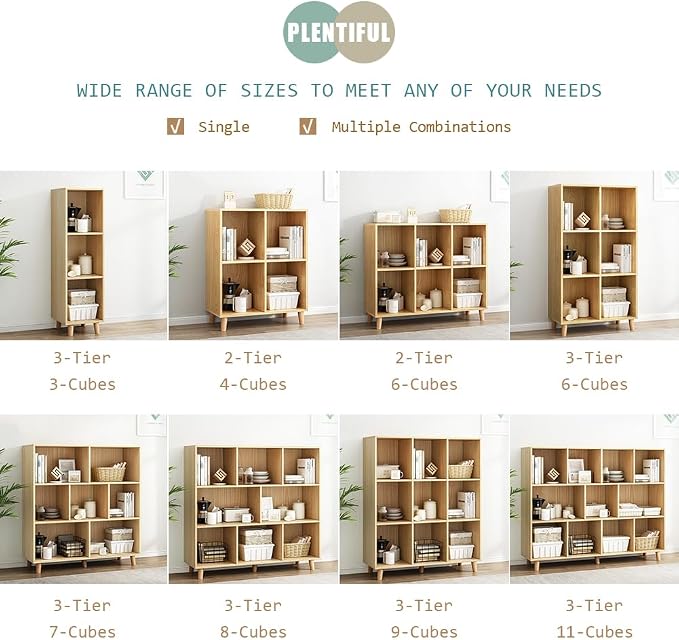 IOTXY Freestanding Open Cubes Bookcase - Image 7