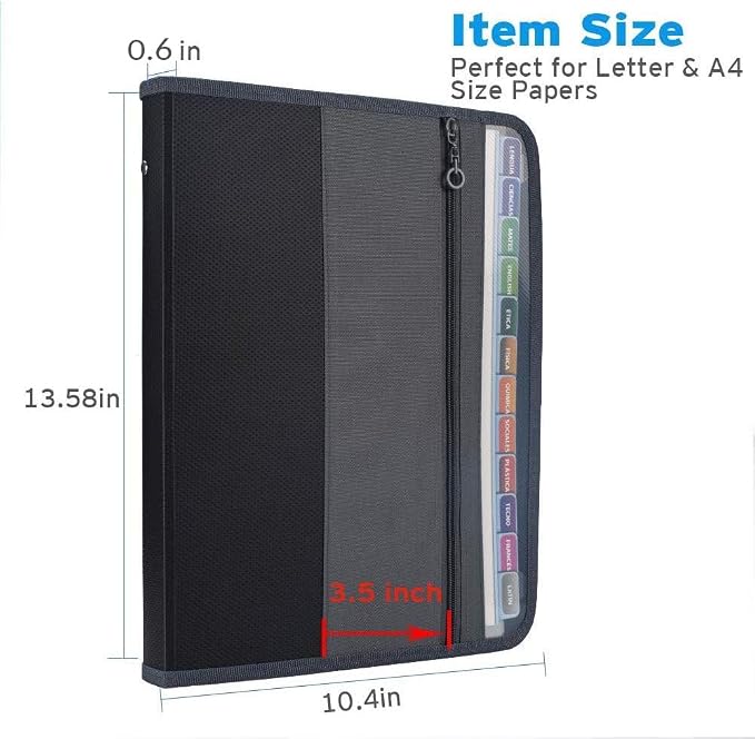 Sooez Accordion File Organizer - Image 3