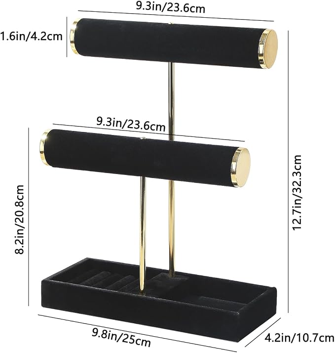 Bracelet Holder, 2-Tier Bracelet Display Stand - Image 3