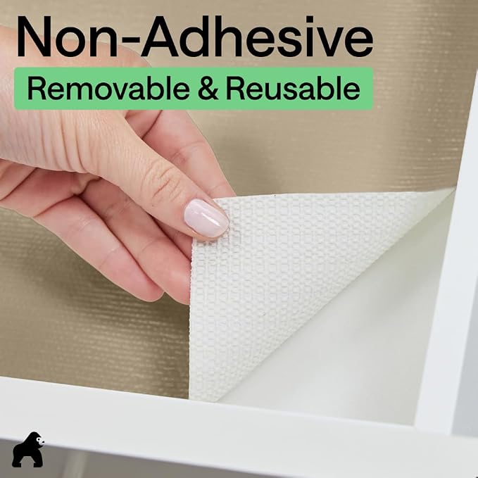 GORILLA GRIP DripGuard Shelf Liner, Non-Adhesive Drawer and Kitchen Cabinet - Image 7