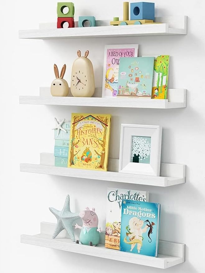 Forbena 24 Inch Floating Nursery Book Shelves by Forbena