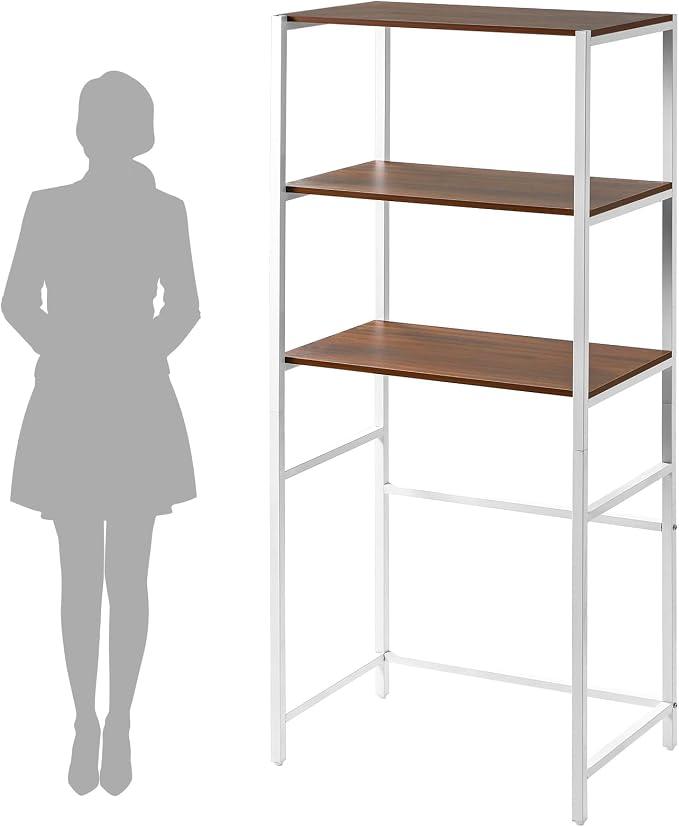 Colingmill 3 Tier White Mini Fridge Stand - Image 4