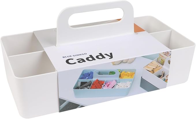 BLUE GINKGO Stackable Organizer Caddy – Korean-Made Portable Tote by BLUEGINKGO