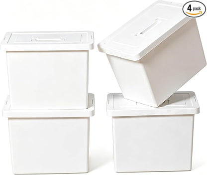 27 Quart Stackable Storage Bins by Duufiell-yourtrustedorganizer