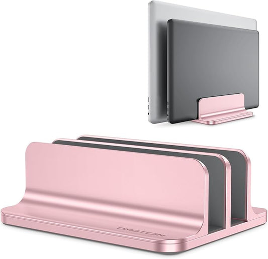 OMOTON Vertical Laptop Stand, Desktop Aluminum Mac Book Stand by OMOTON