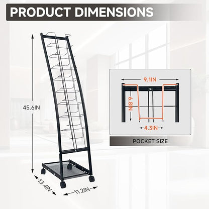 TONGMO Magazine Rack: Floor-Standing - Image 5