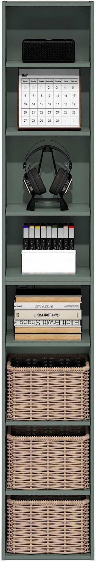 Furinno PASIR Book Shelf, 8-Tier Bookshelf, Bookcase - Image 6