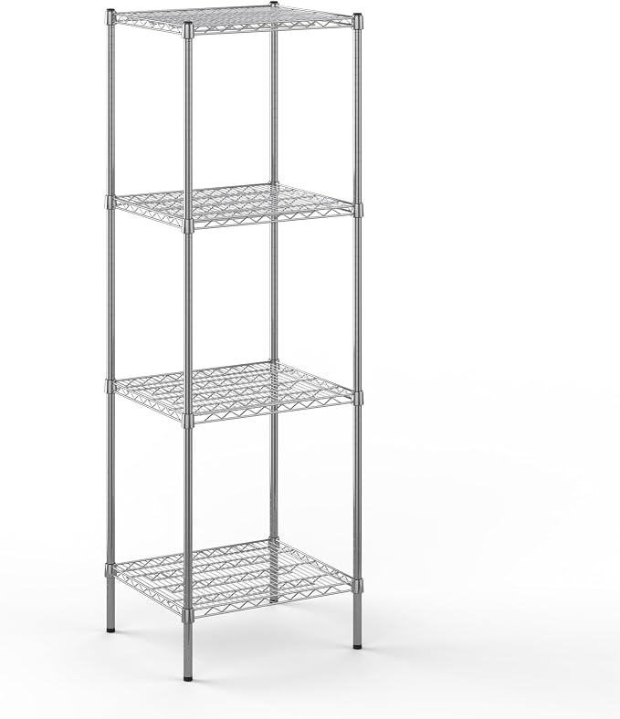 21" Deep x 24" Wide x 74" Height Wire Shelving Kit | 4-Tier | NSF Commercial by Regal+Altair