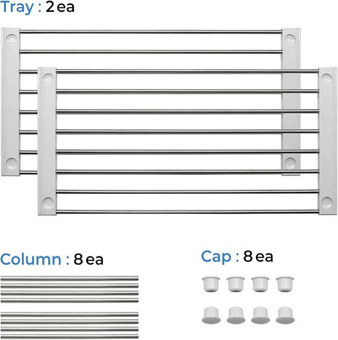 carrotez Cabinet Organizer Shelf, Kitchen Cabinet Organizers and Storage - Image 9