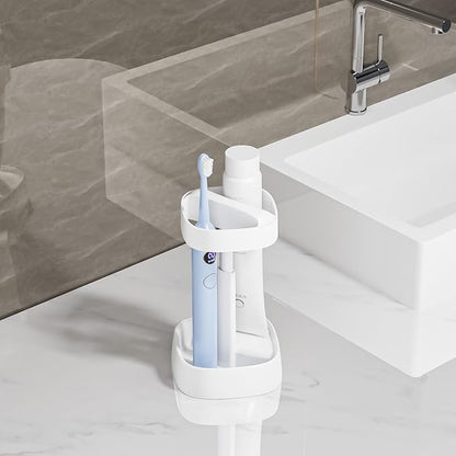 Toothbrush Holder with Cover/Cup, Bathroom Counter Organizer - Image 4